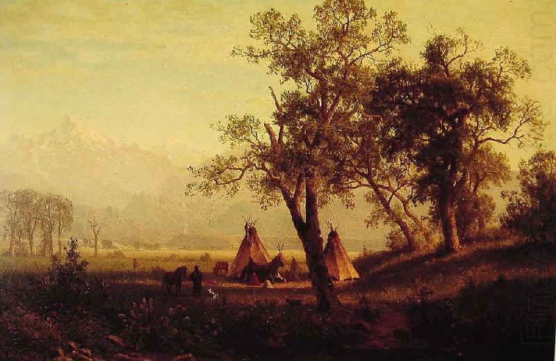 Albert Bierstadt Wind River Mountains Nebraska Territory china oil painting image